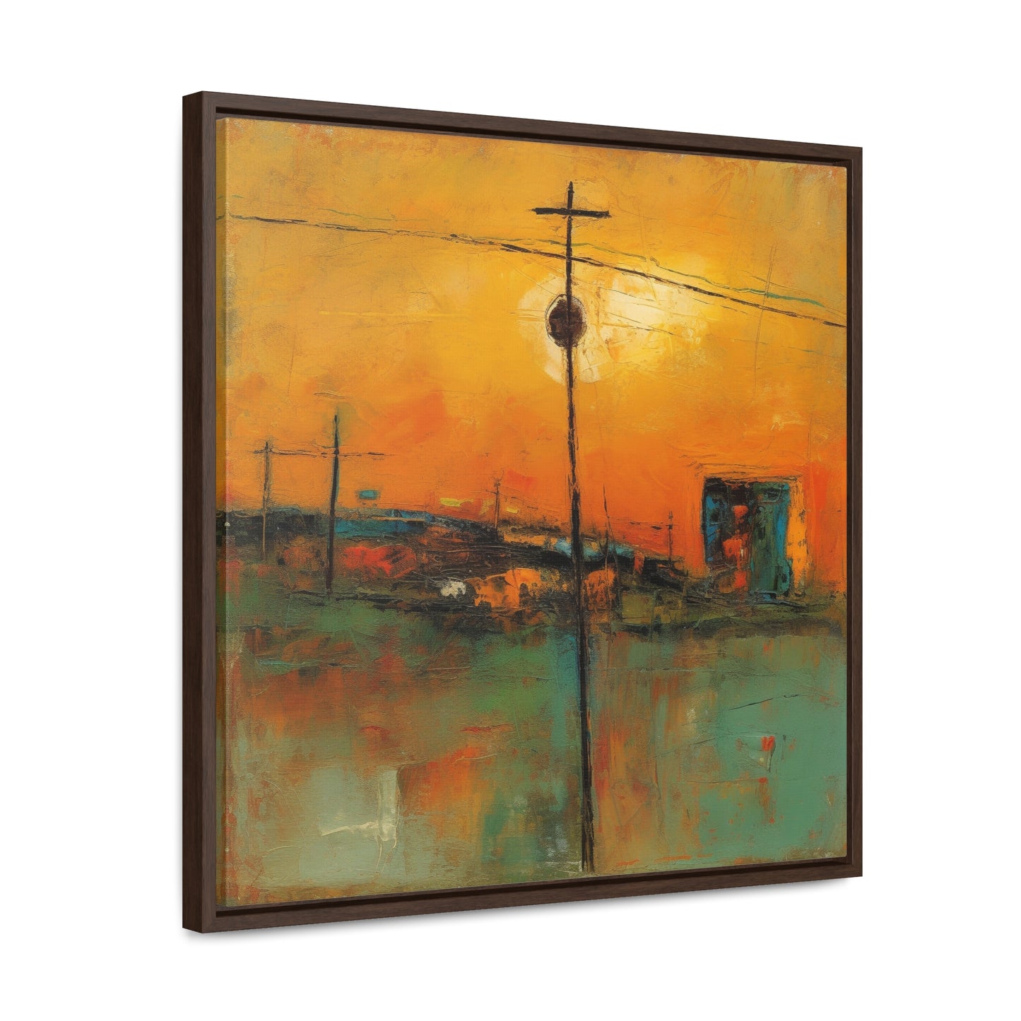 Land of the Sun 57, Valentinii, Gallery Canvas Wraps, Square Frame