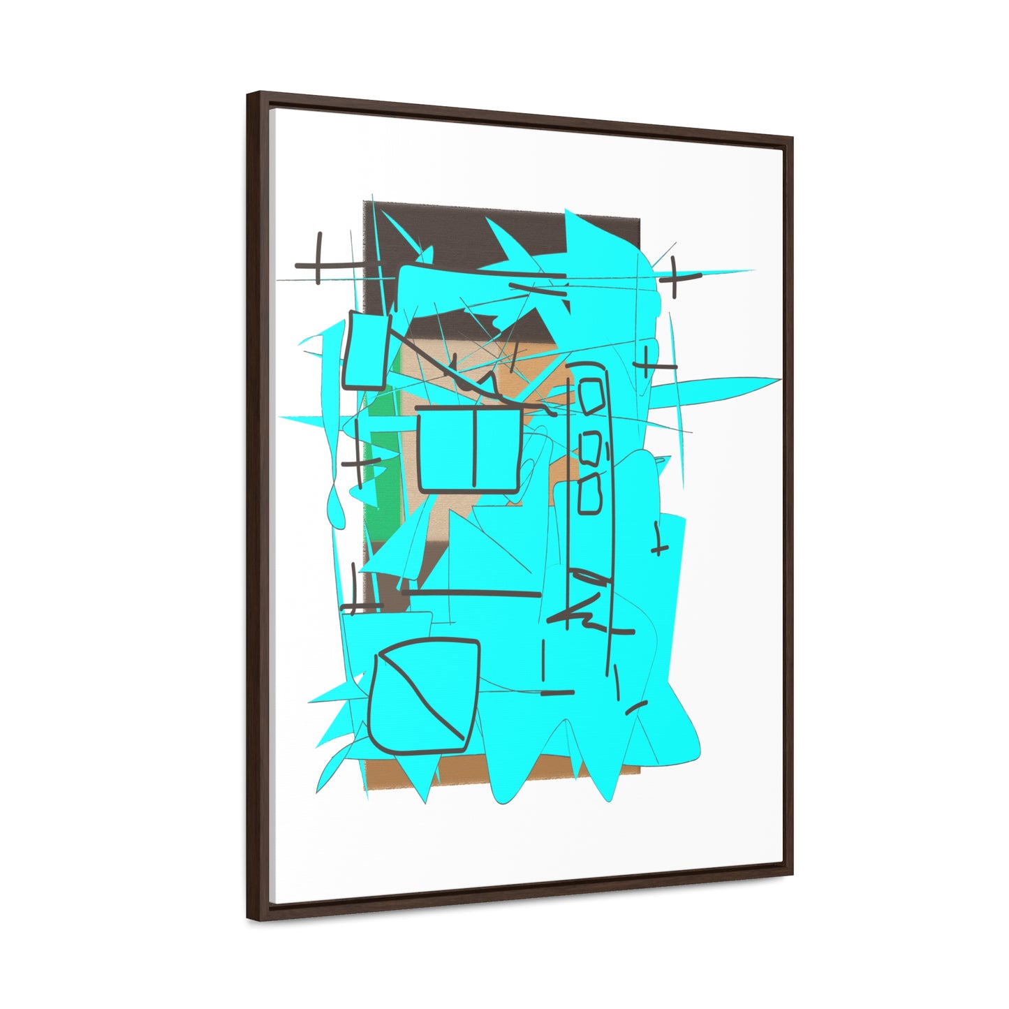 Naive City, Gallery Canvas Wraps, Vertical Frame