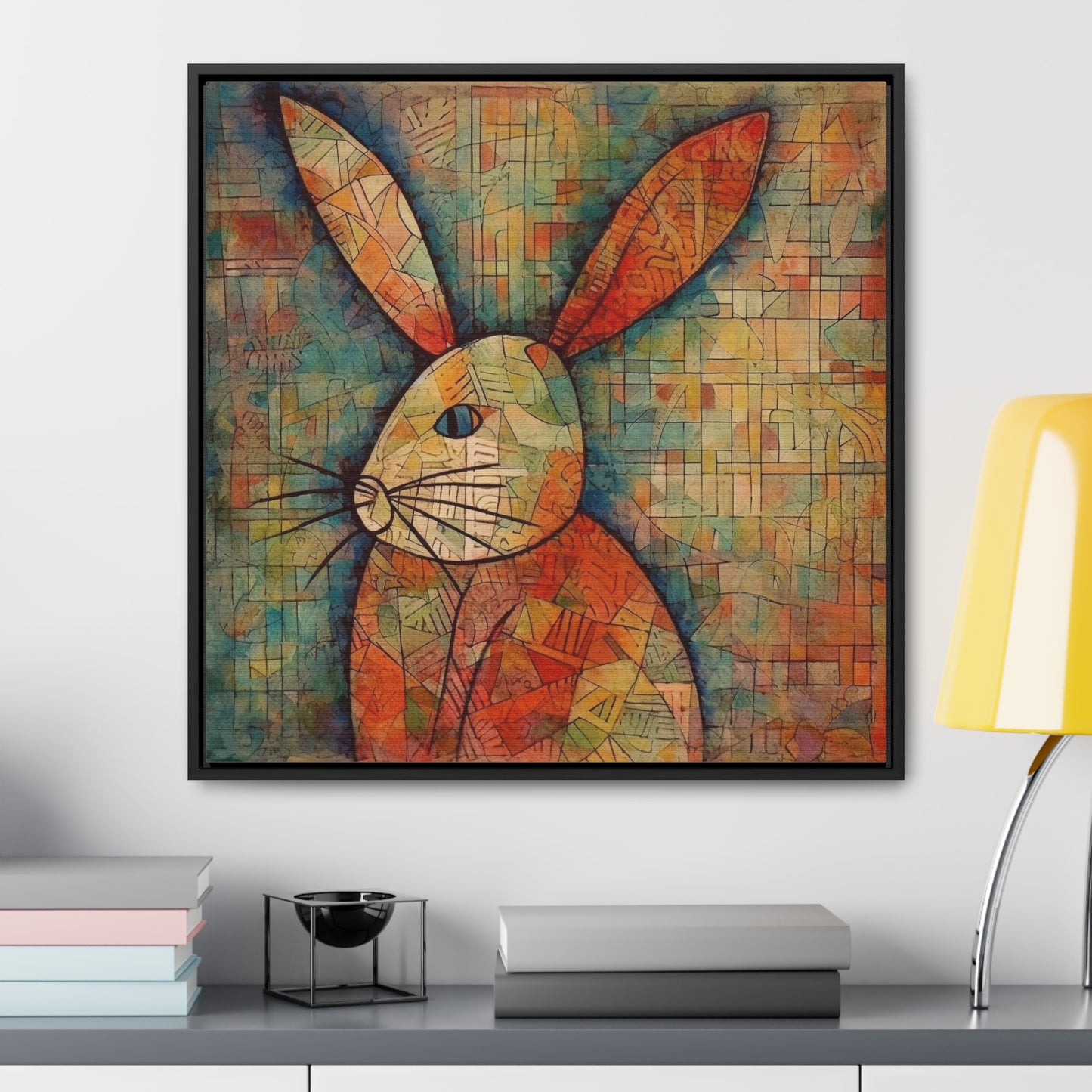 Rabbit 20, Gallery Canvas Wraps, Square Frame