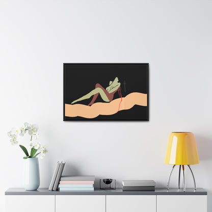 Woman Gold, Original Eduard Pavel, Gallery Canvas Wraps, Horizontal Frame