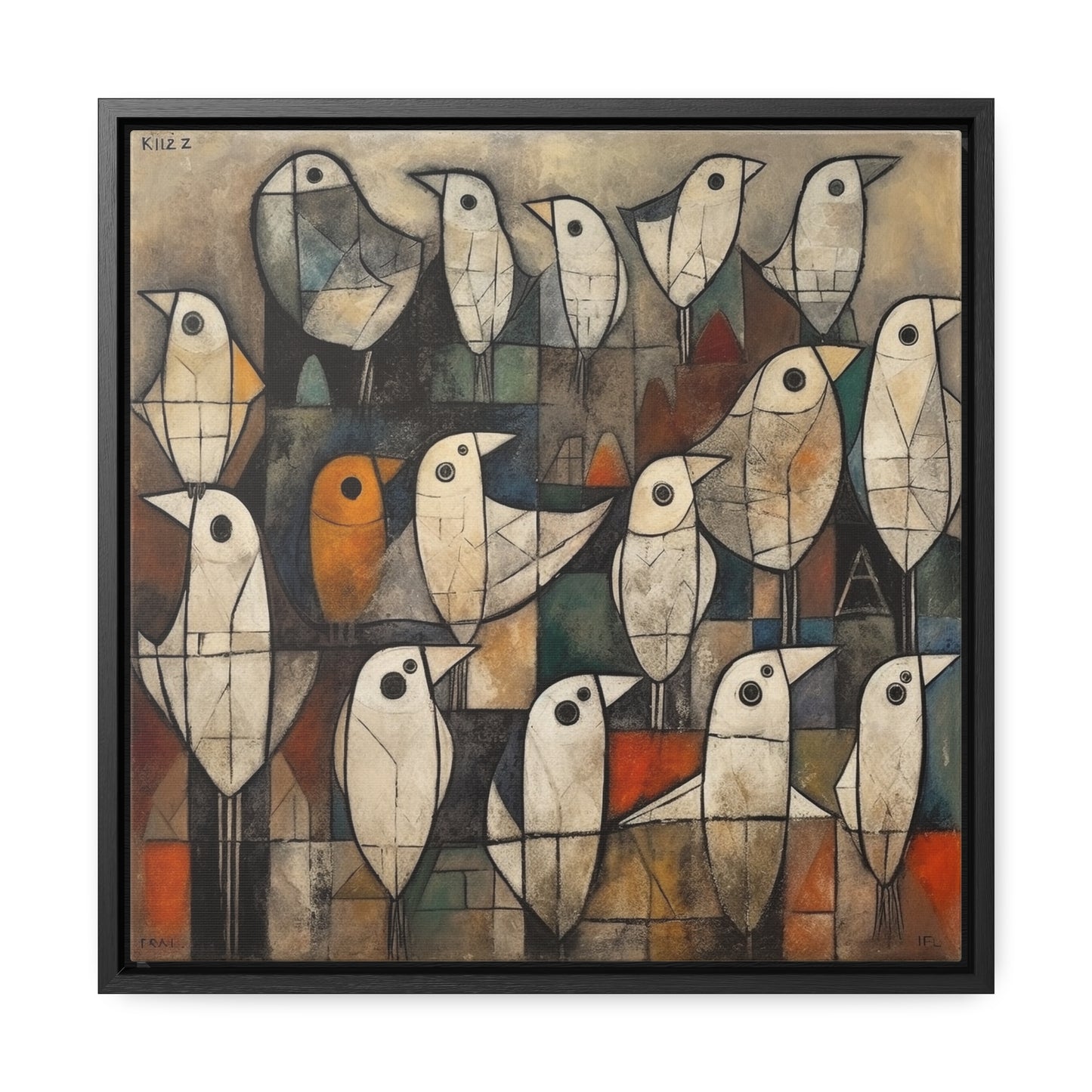 Bird 31, Gallery Canvas Wraps, Square Frame