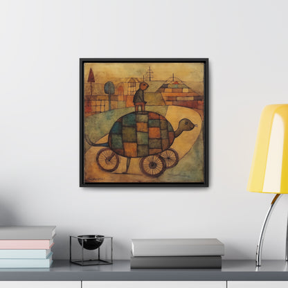 Turtle 14, Gallery Canvas Wraps, Square Frame