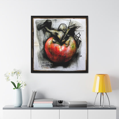 Apple 27, Valentinii, Gallery Canvas Wraps, Square Frame