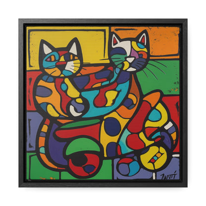 Cat 147, Gallery Canvas Wraps, Square Frame