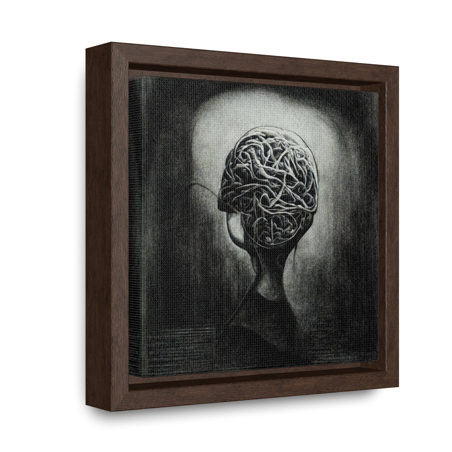 Brain 8, Valentinii, Gallery Canvas Wraps, Square Frame