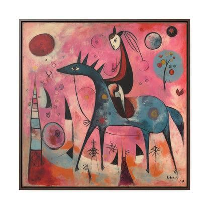 The Dreams of the Child 22, Gallery Canvas Wraps, Square Frame