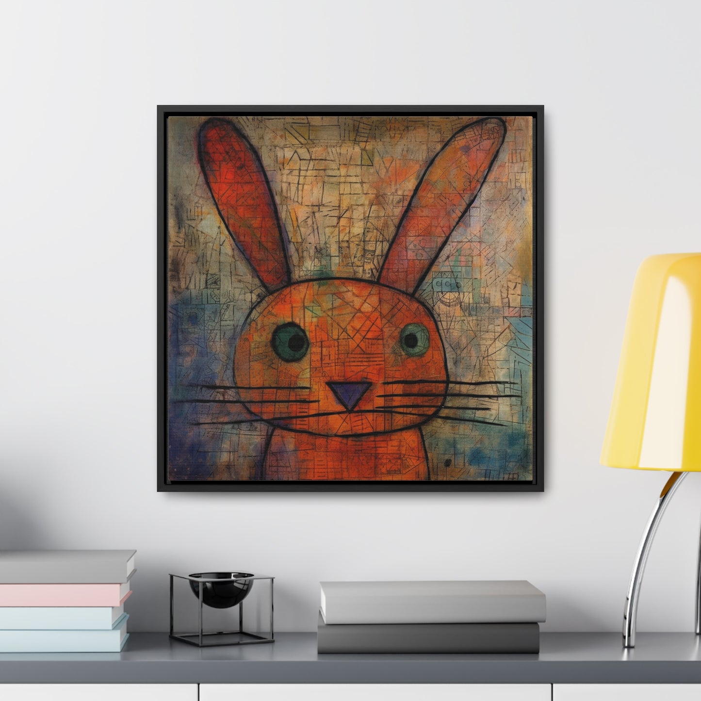 Rabbit 8, Gallery Canvas Wraps, Square Frame