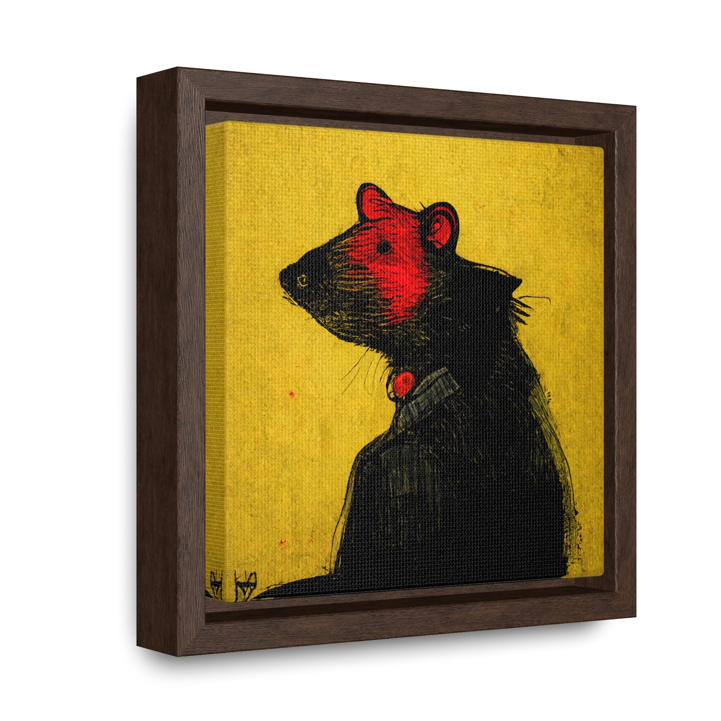 Urban Rat 3, Valentinii, Gallery Canvas Wraps, Square Frame