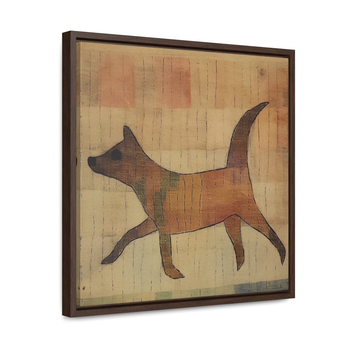 V Dog 6, Gallery Canvas Wraps, Square Frame