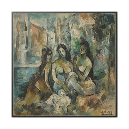 Women 11, Valentinii, Gallery Canvas Wraps, Square Frame
