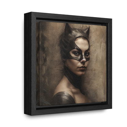 Cat Woman 18, Gallery Canvas Wraps, Square Frame