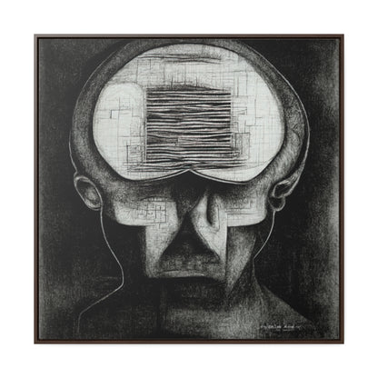 Brain 58, Valentinii, Gallery Canvas Wraps, Square Frame