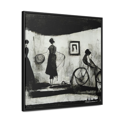 Domestic Memories 10, Valentinii, Gallery Canvas Wraps, Square Frame