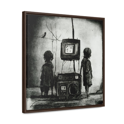 Childhood Wave 8, Valentinii, Gallery Canvas Wraps, Square Frame