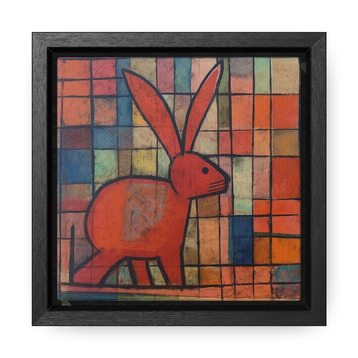 Rabbit 30, Gallery Canvas Wraps, Square Frame