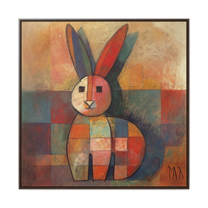 Rabbit 36, Gallery Canvas Wraps, Square Frame