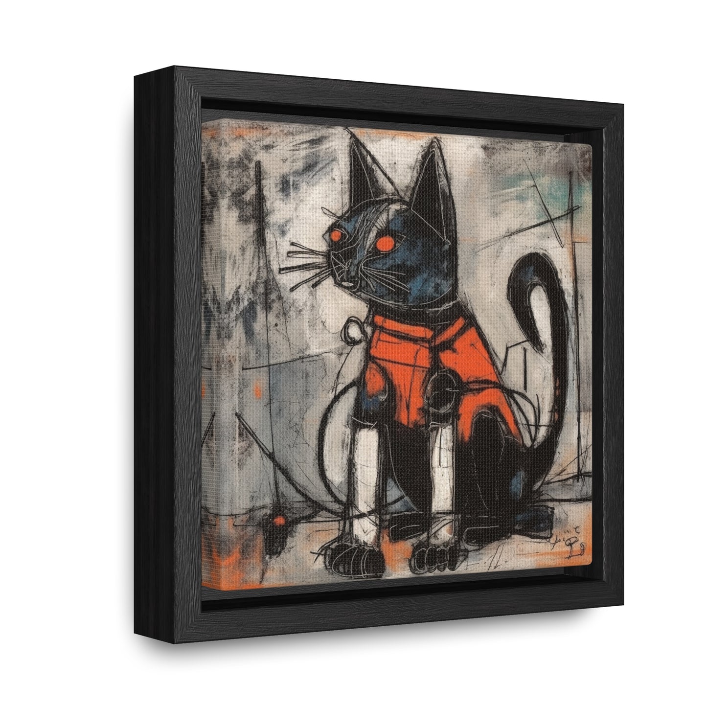 Cat 86, Gallery Canvas Wraps, Square Frame