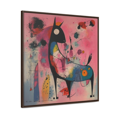 The Dreams of the Child 64, Gallery Canvas Wraps, Square Frame