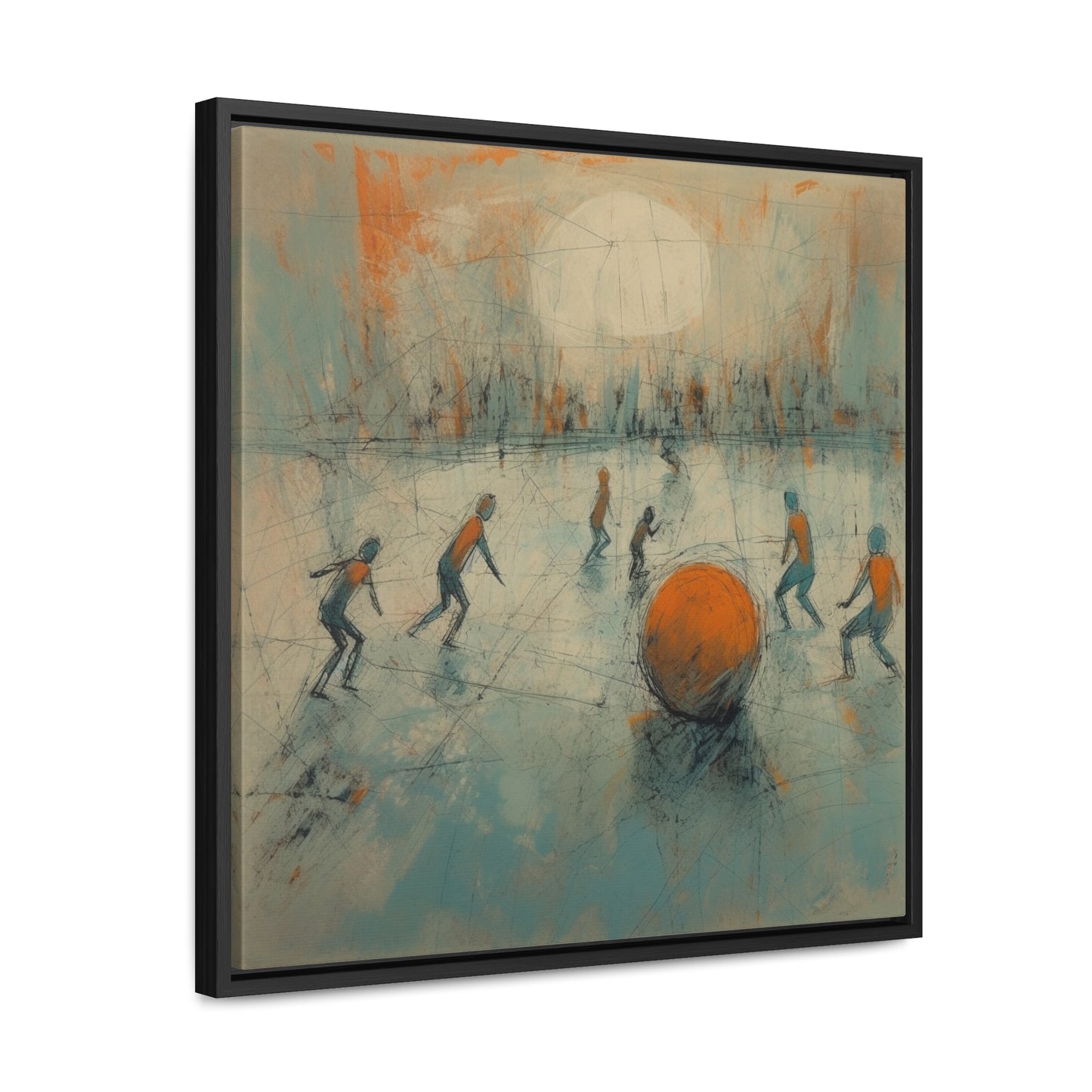 Childhood 19, Gallery Canvas Wraps, Square Frame