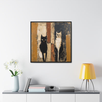 Cat 15, Gallery Canvas Wraps, Square Frame