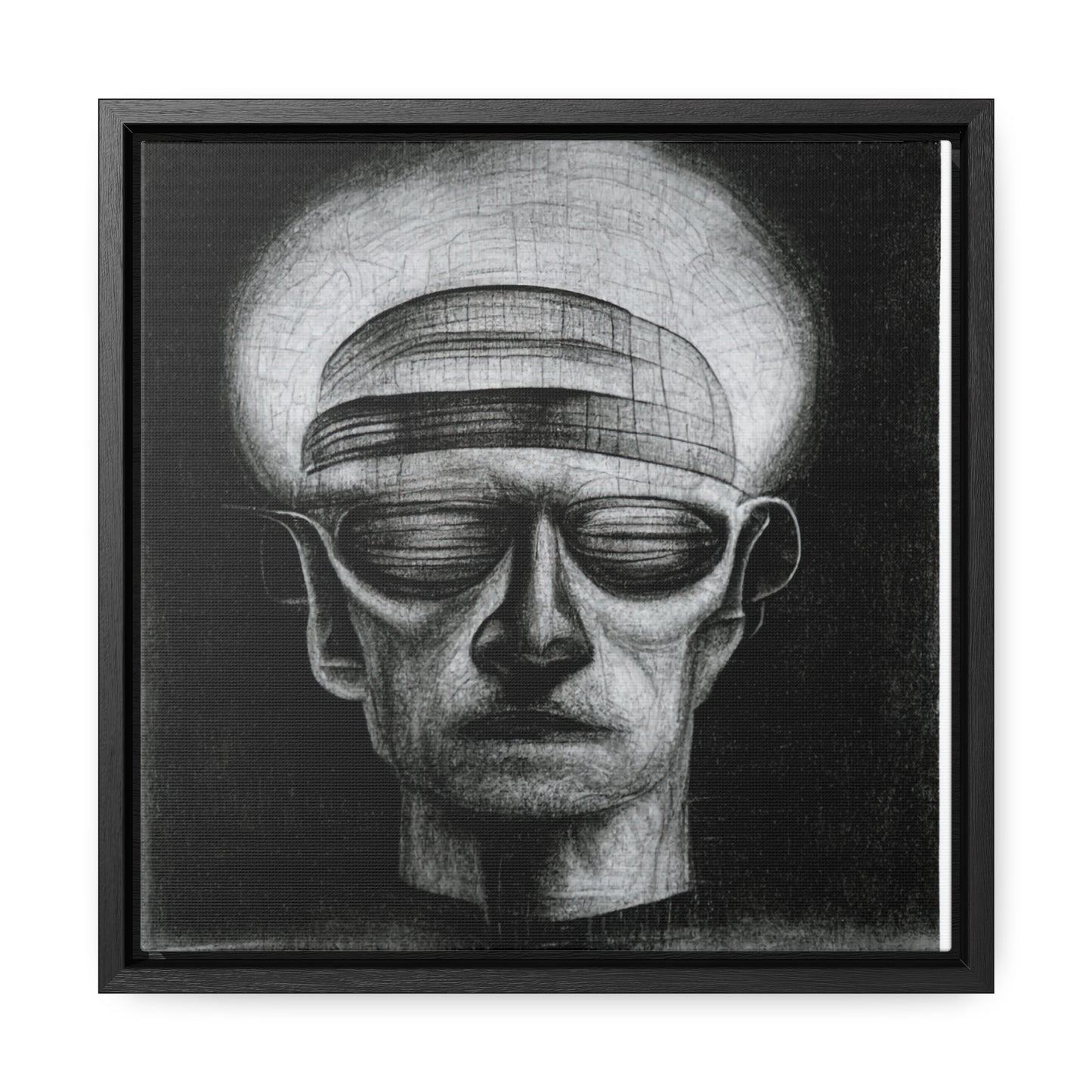 Brain 12, Valentinii, Gallery Canvas Wraps, Square Frame