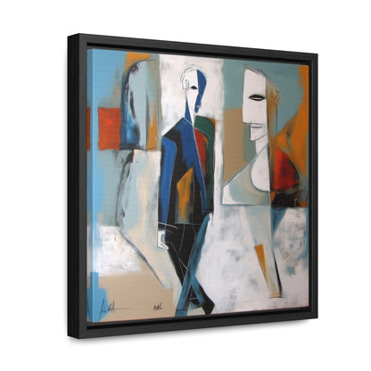 Sad Man 26, Valentinii, Gallery Canvas Wraps, Square Frame