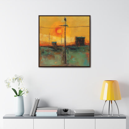 Land of the Sun 55, Valentinii, Gallery Canvas Wraps, Square Frame