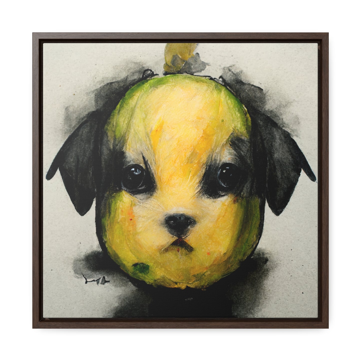 Dogs and Puppies 6, Valentinii, Gallery Canvas Wraps, Square Frame