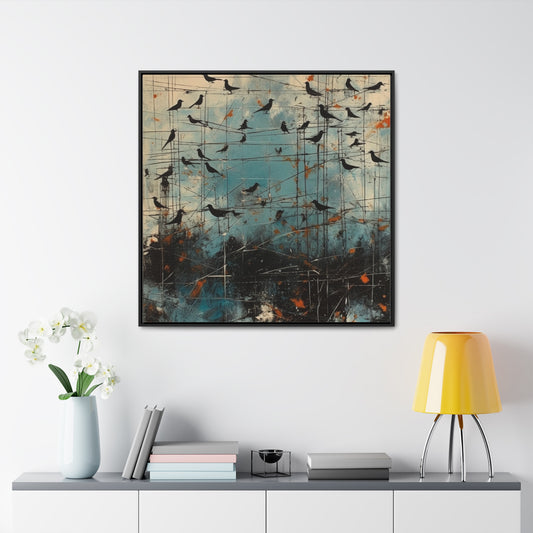 Bird 32, Gallery Canvas Wraps, Square Frame