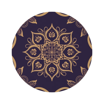 V Fractal 4,  Round Rug