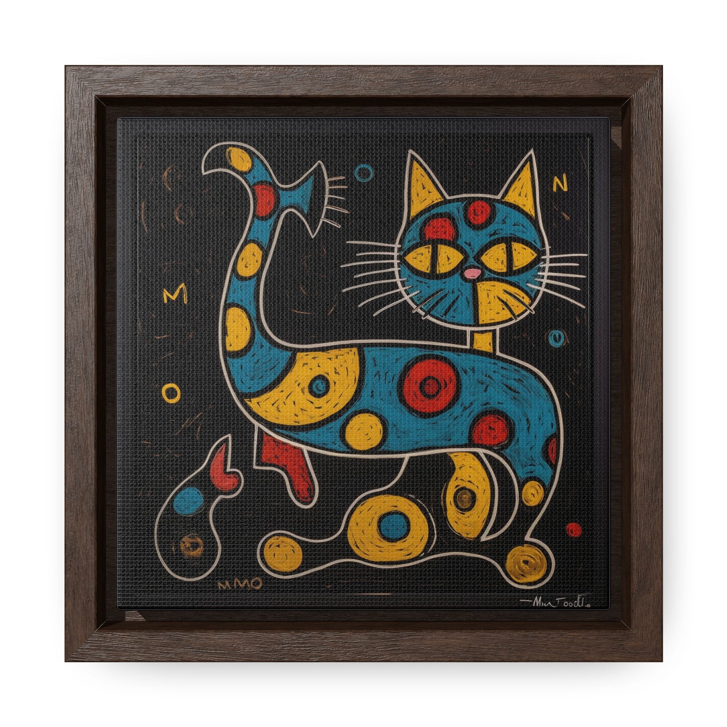 Cat 125, Gallery Canvas Wraps, Square Frame