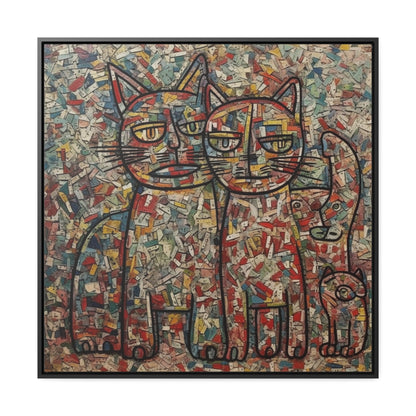 Cat 4, Gallery Canvas Wraps, Square Frame