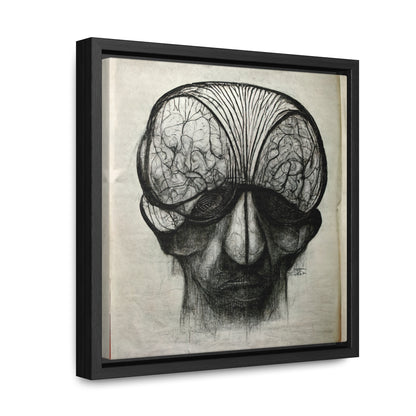 Brain 54, Valentinii, Gallery Canvas Wraps, Square Frame