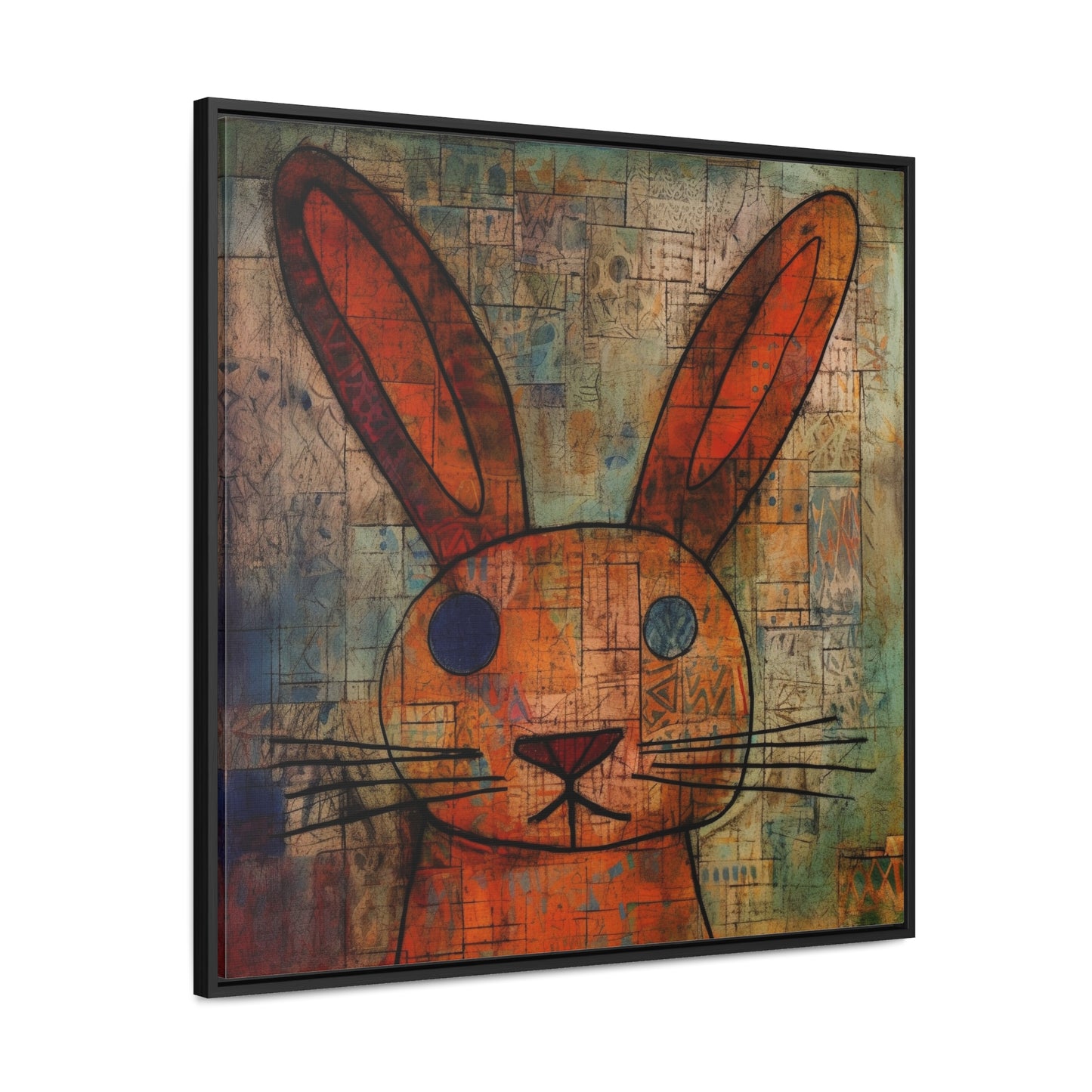 Rabbit 14, Gallery Canvas Wraps, Square Frame