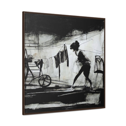 Domestic Memories 23, Valentinii, Gallery Canvas Wraps, Square Frame