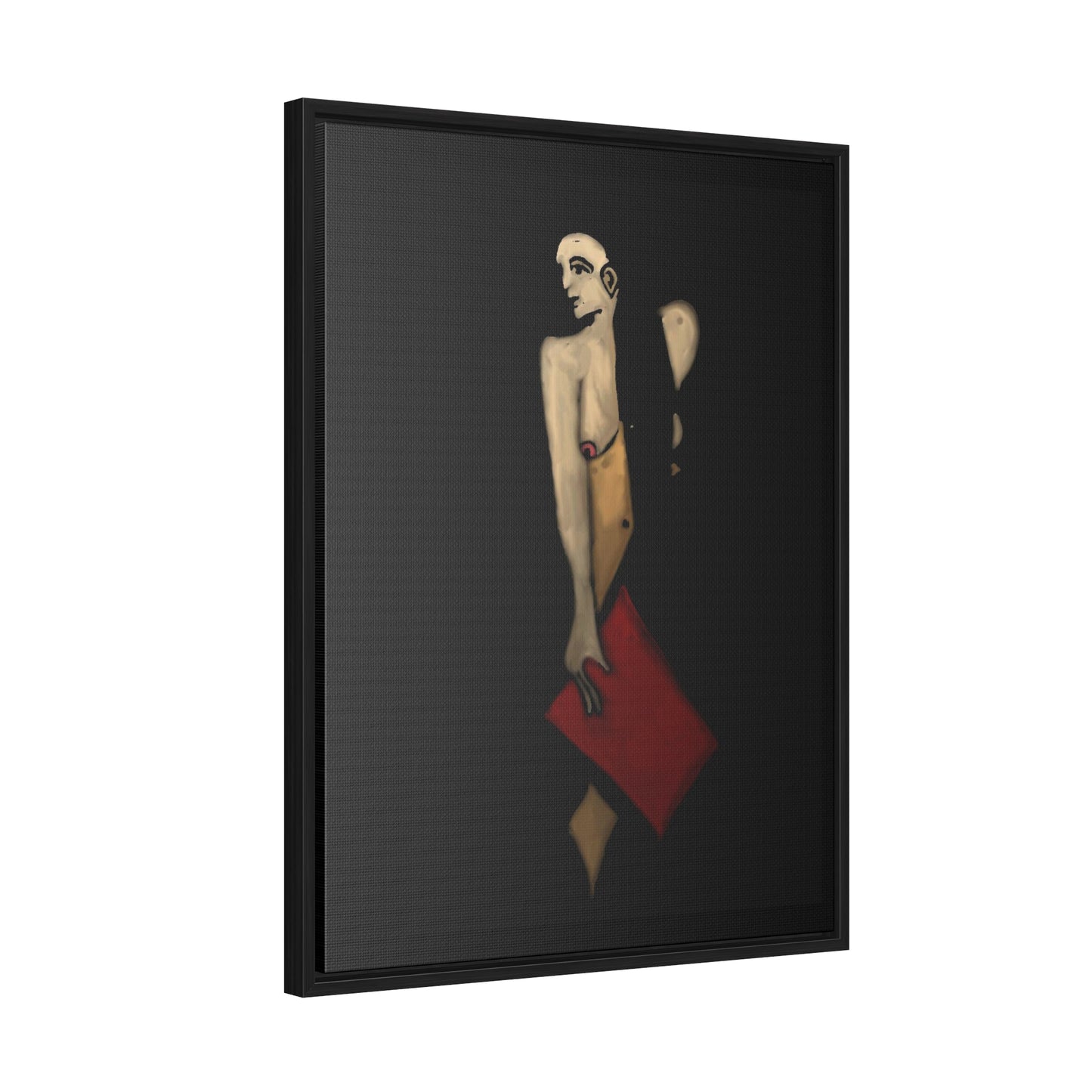 The Shadow Woman, Original Eduard Pavel, Gallery Canvas Wraps, Vertical Frame