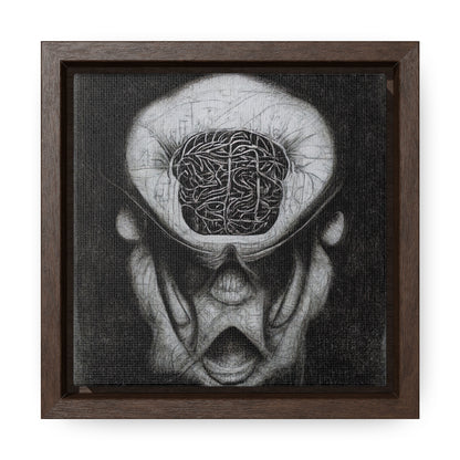 Brain 10, Valentinii, Gallery Canvas Wraps, Square Frame