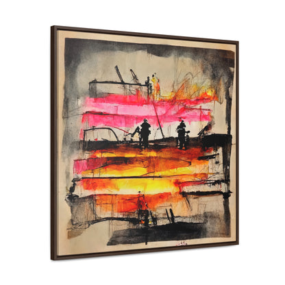 Land of the Sun 9, Valentinii, Gallery Canvas Wraps, Square Frame