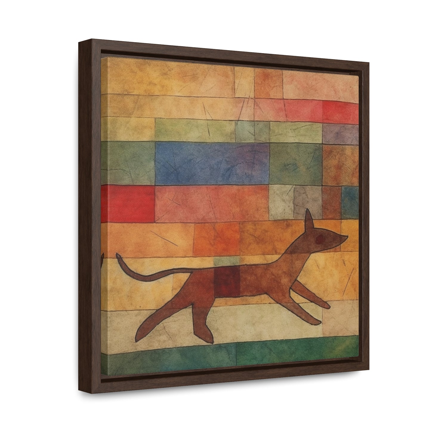 V Dog 10, Gallery Canvas Wraps, Square Frame