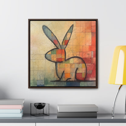 Rabbit 26, Gallery Canvas Wraps, Square Frame