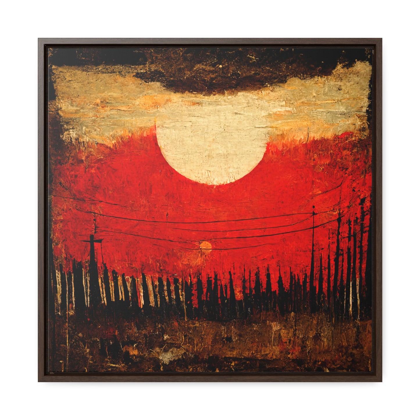 Land of the Sun 12, Valentinii, Gallery Canvas Wraps, Square Frame