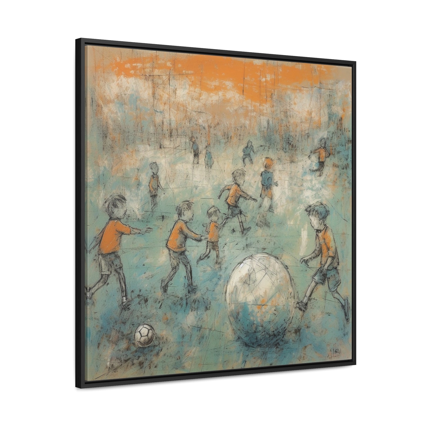 Childhood 34, Gallery Canvas Wraps, Square Frame