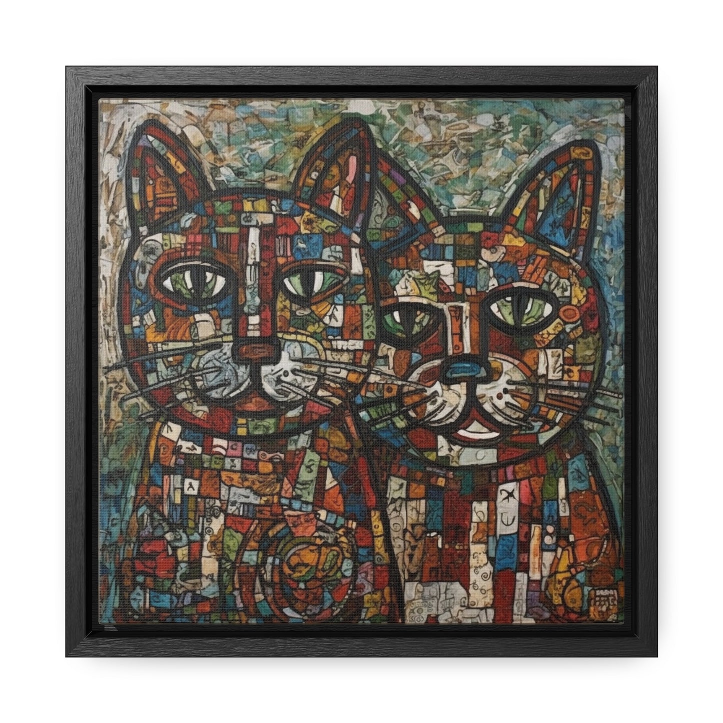 Cat 7, Gallery Canvas Wraps, Square Frame