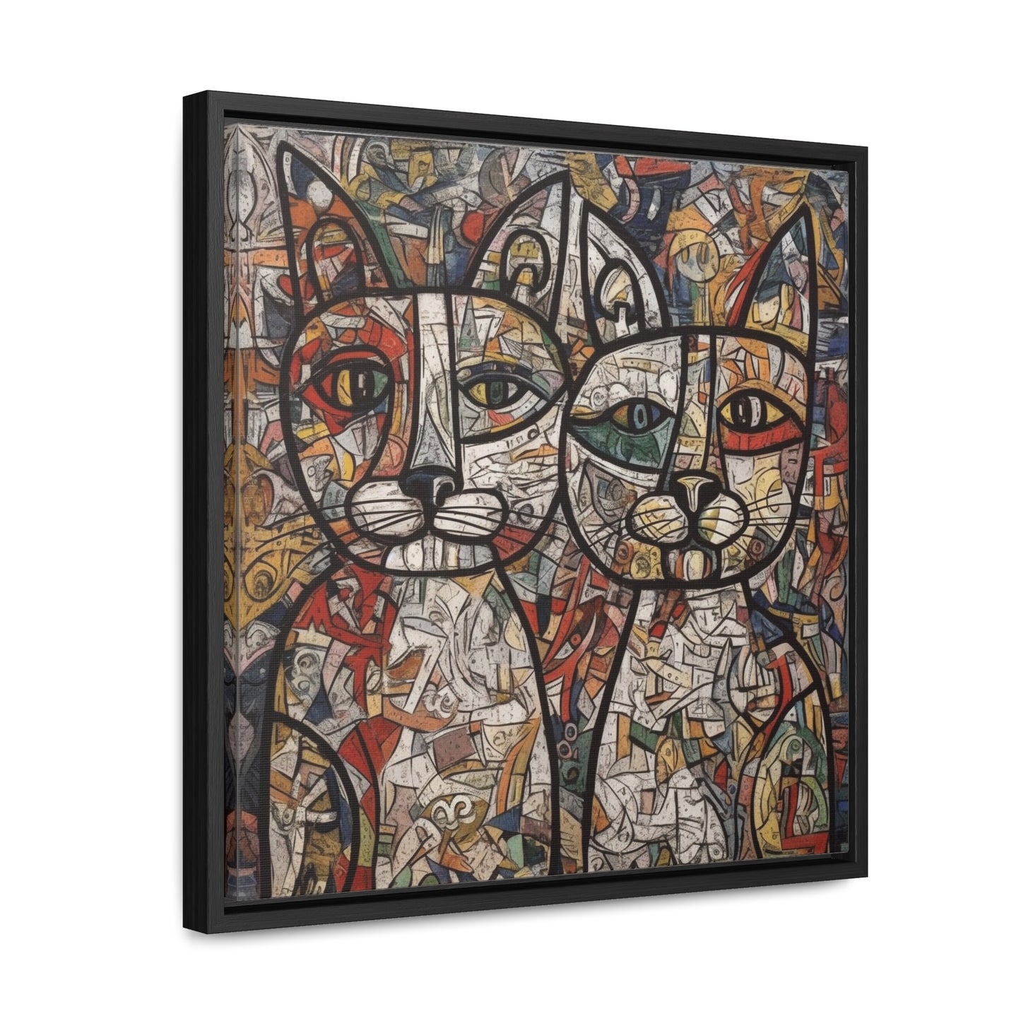 Cat, Gallery Canvas Wraps, Square Frame