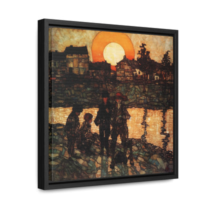 Land of the Sun 44, Valentinii, Gallery Canvas Wraps, Square Frame