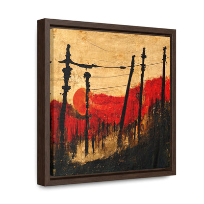 Land of the Sun 25, Valentinii, Gallery Canvas Wraps, Square Frame