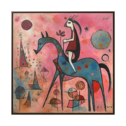 The Dreams of the Child 4, Gallery Canvas Wraps, Square Frame