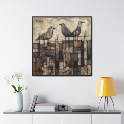 Bird 25, Gallery Canvas Wraps, Square Frame