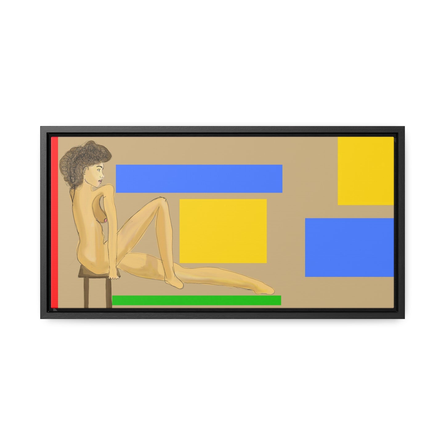 Tetris, Original Eduard Pavel, Gallery Canvas Wraps, Horizontal Frame