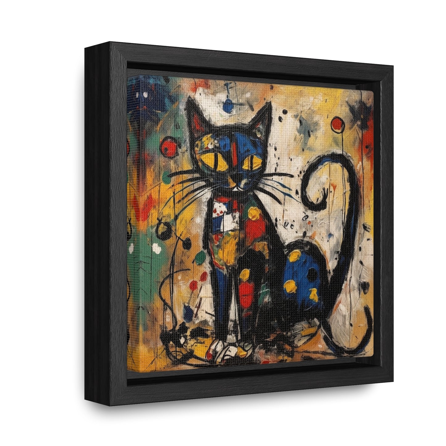 Cat 76, Gallery Canvas Wraps, Square Frame